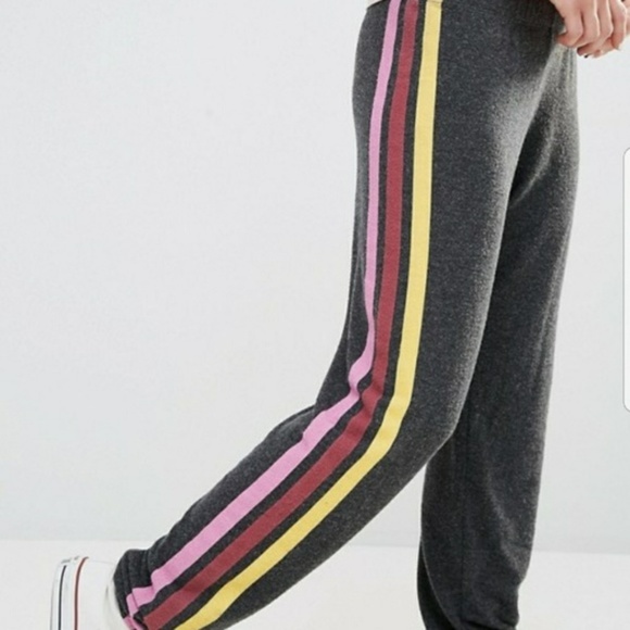 Wildfox NWT Nah Sports Bottoms Knox Pants Size L - Picture 2 of 8